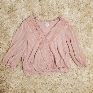 Beautiful Pink Blouse from Francesca's